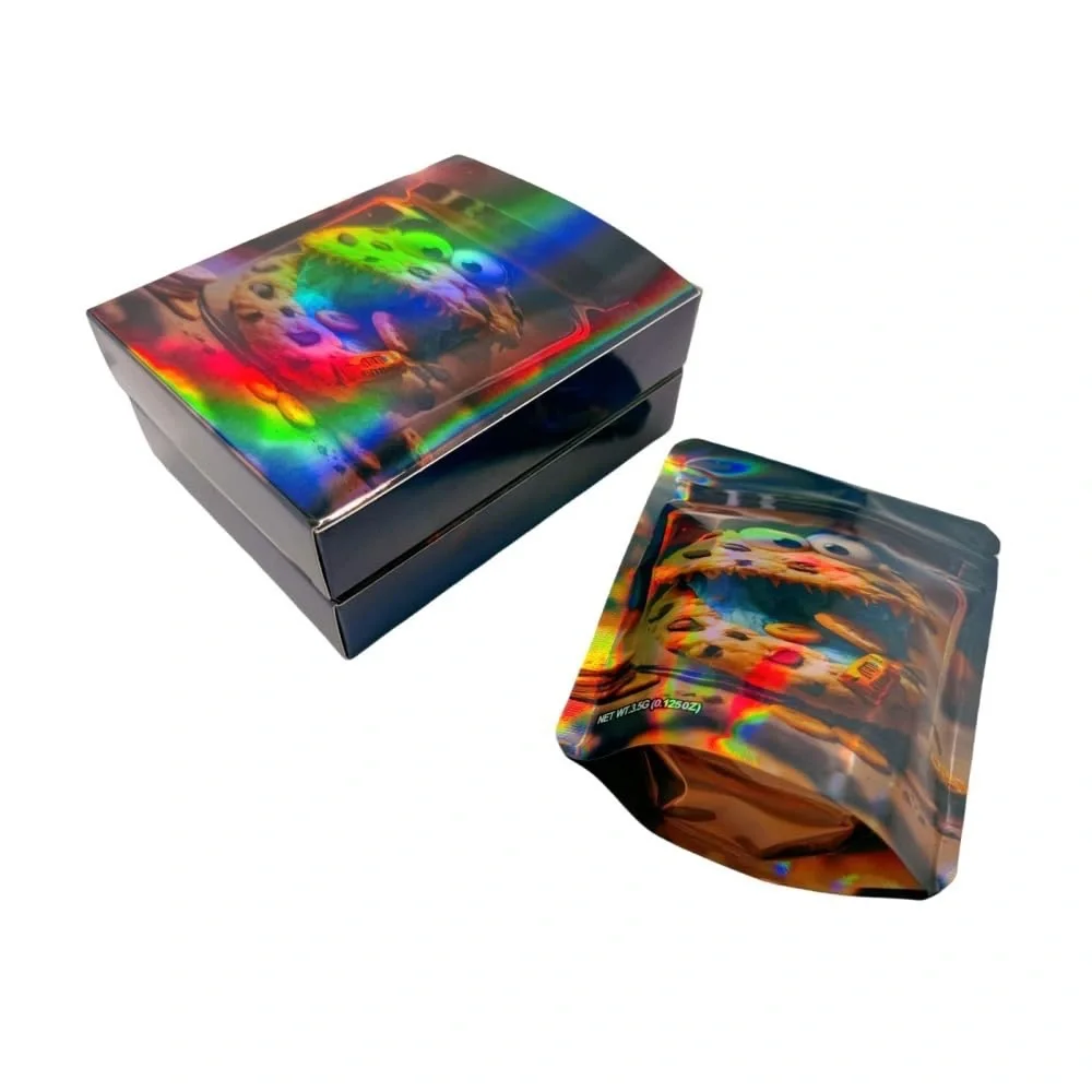 Holographic Cookie Monster Storage Boxes and Bags